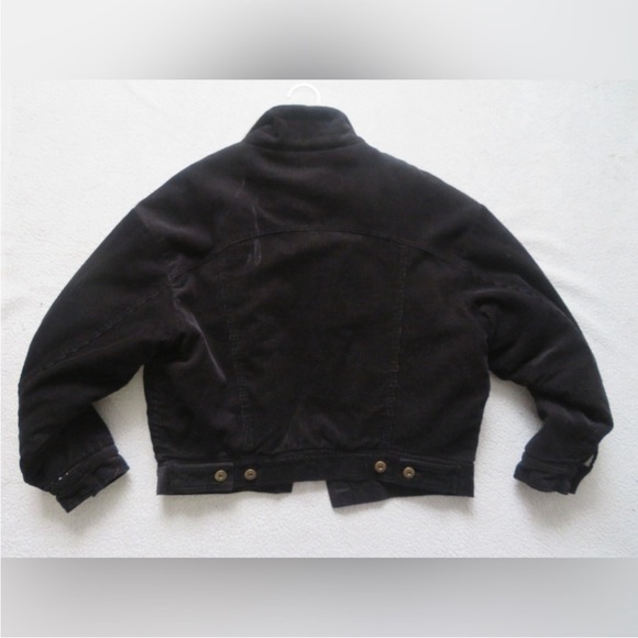 COTTON ON Sherpa Corduroy Black & White Chunky Fall Winter Jacket 8 - Picture 2 of 8